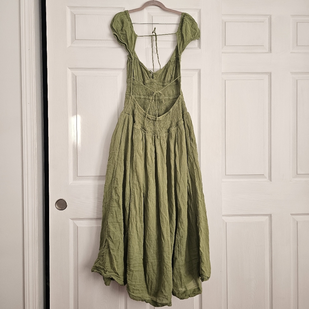 Free People Green Ankle Length Dress - Picture 3 of 10